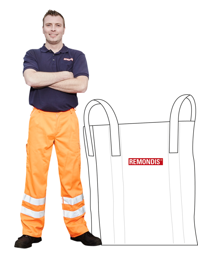 1 m³ Big Bag (Holzabfälle)